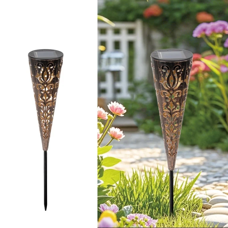SM24939 PP Plastic Solar Ice Cream Stake Light_2