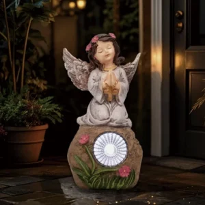 SM24958 Garden Solar Angel Freestanding Light Resin Statue_1_20251010_142405