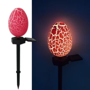 SM25010 Plastic PP Easter Egg Crack Patch Solar Stake Light_4