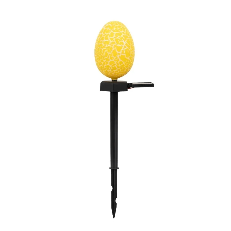 SM25010 Plastic PP Easter Egg Crack Patch Solar Stake Light_7