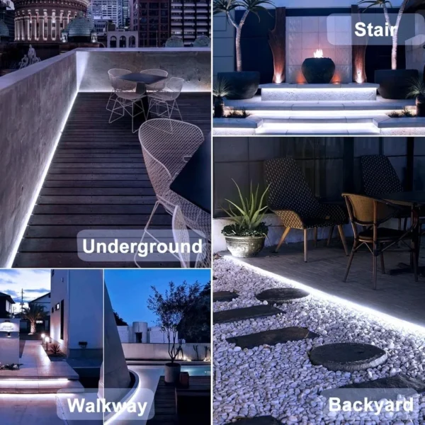 SM251011 ABS Plastic 320LED Solar In-Ground Strip Light with Remote Control_2