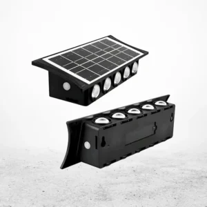 SM251045 ABS Plastic Solar Wall Lamp with 10 LEDs