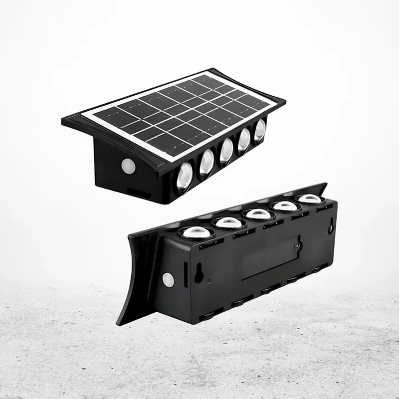 SM251045 ABS Plastic Solar Wall Lamp with 10 LEDs