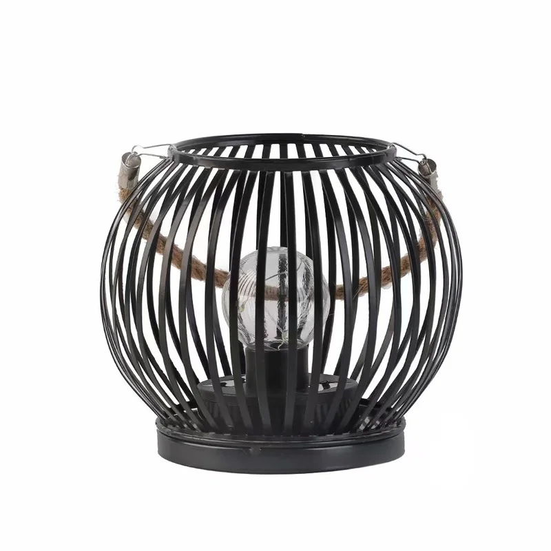 SM251059 Retro Solar Hanging Lantern Plastic PP_2