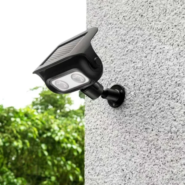 SM251097 ABS Plastic LED Solar Column Stake Light_3