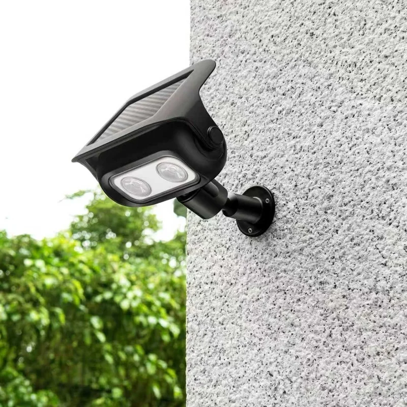 SM251097 ABS Plastic LED Solar Column Stake Light_3