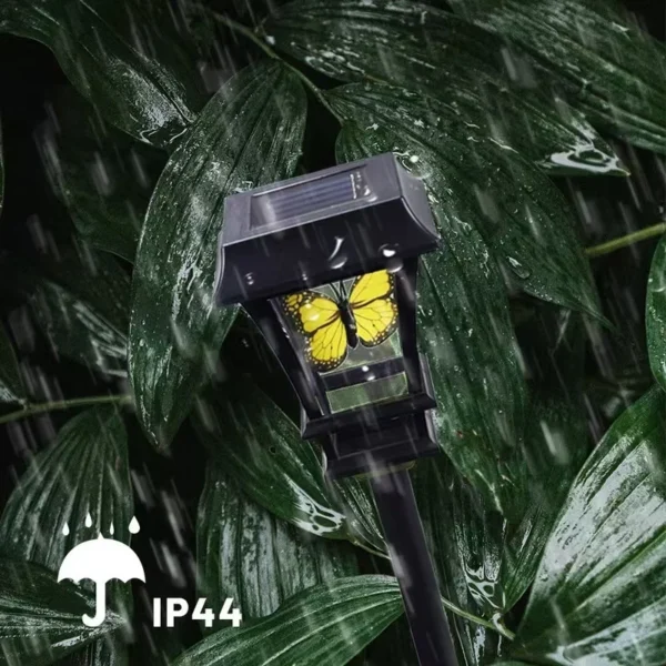 SM25220 ABS Plastic Butterfly Animal Solar Stake Lights, Pack of 2_2