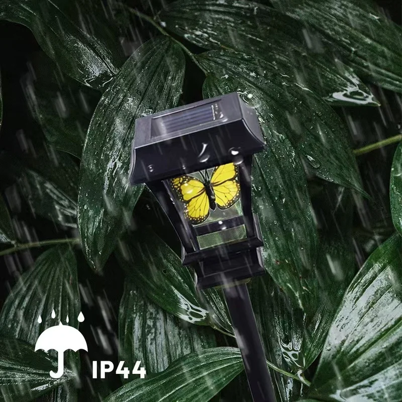 SM25220 ABS Plastic Butterfly Animal Solar Stake Lights, Pack of 2_2
