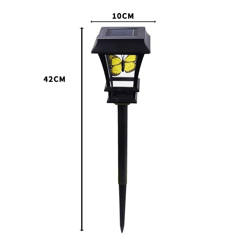 SM25220 ABS Plastic Butterfly Animal Solar Stake Lights, Pack of 2_4