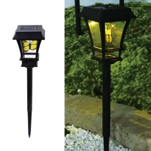 SM25220 ABS Plastic Butterfly Animal Solar Stake Lights, Pack of 2_5