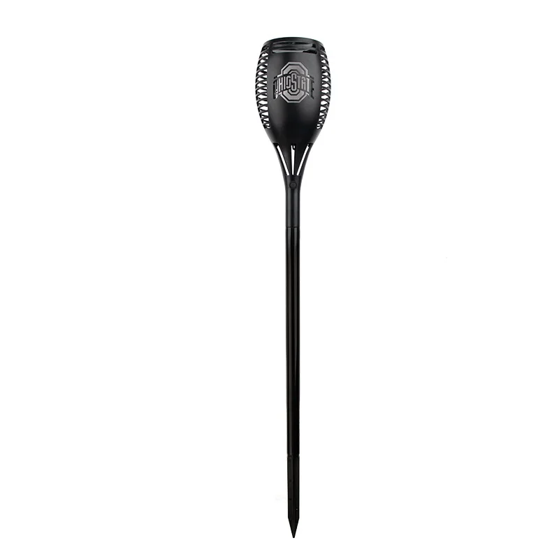 SM25221 ABS Plastic 96LED Solar Flame Stake Light with Hollow Lantern Pattern (OEM Available)_4