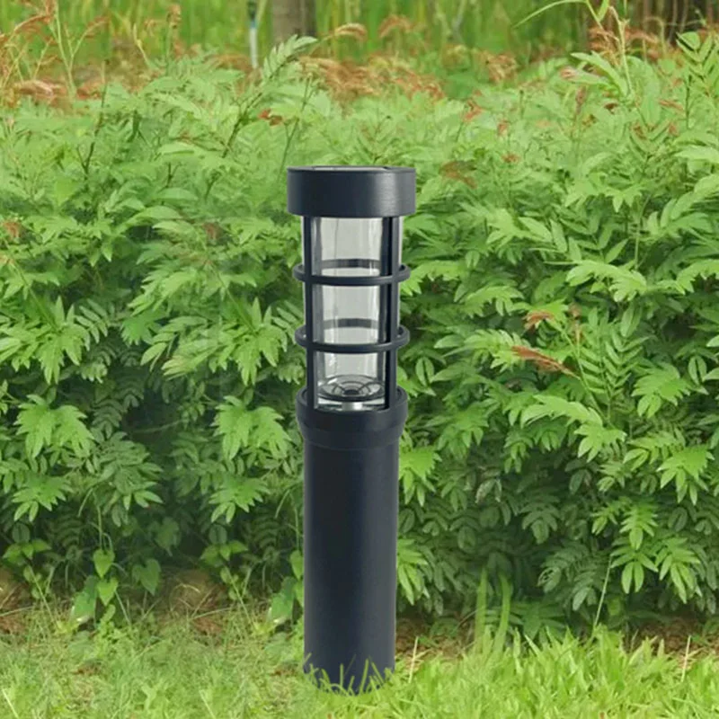 SM25224 Solar Landscape Die-casting aluminum + Glass Stake Light - Lantern, Jar, Cylinder, Square_5