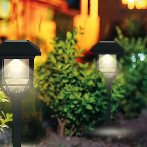 SM25226 Square Glass + Die-Cast Solar LED Path Stake Light_4
