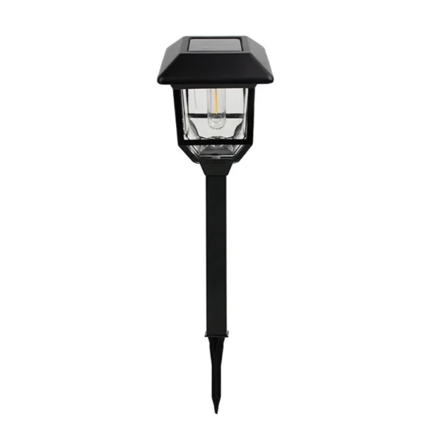 SM25226 Square Glass + Die-Cast Solar LED Path Stake Light_5