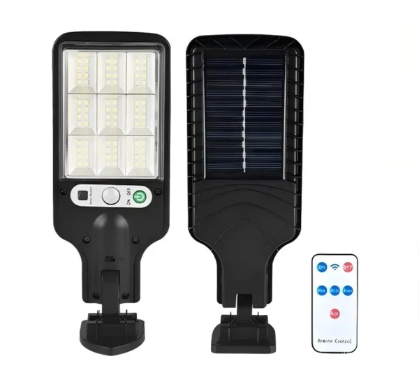 SM25258 ABS Plastic Solar Motion Sensor Wall Light 18 LED (No Remote Control)