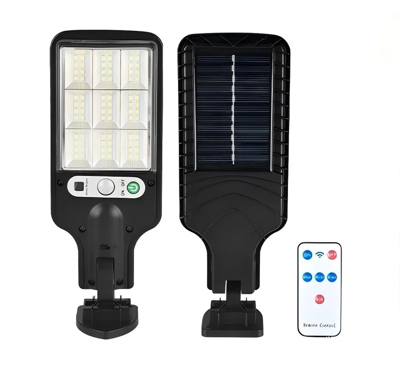 SM25258 ABS Plastic Solar Motion Sensor Wall Light 18 LED (No Remote Control)