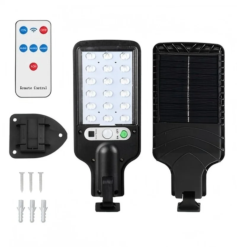 SM25258 ABS Plastic Solar Motion Sensor Wall Light 18 LED (No Remote Control)_2
