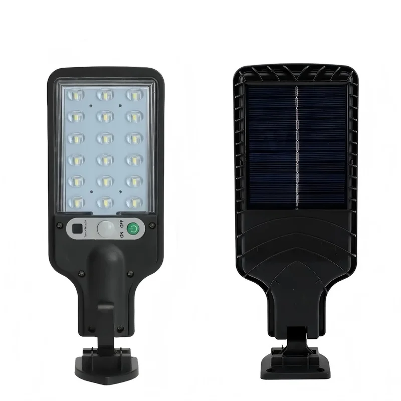 SM25258 ABS Plastic Solar Motion Sensor Wall Light 18 LED (No Remote Control)_3