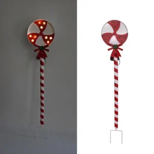 SM25327 ABS Plastic Candy Bar Solar Stake Lights for Ground Installation