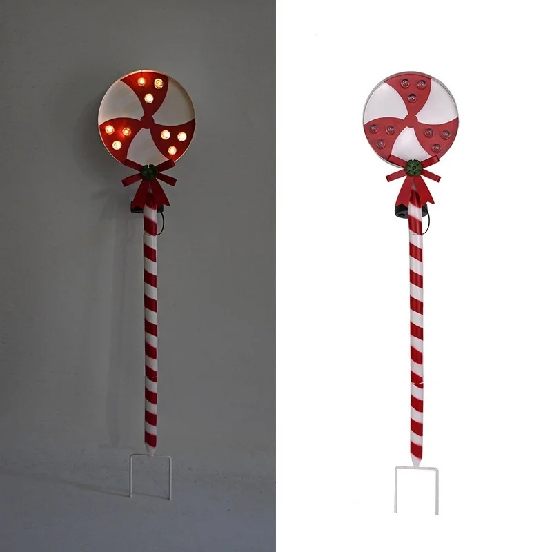 SM25327 ABS Plastic Candy Bar Solar Stake Lights for Ground Installation