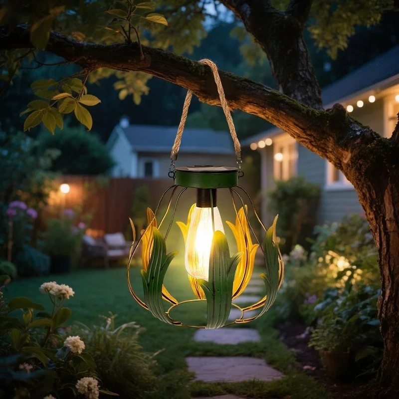 SM25348 PP Plastic Solar Hanging Decorative Lantern_11