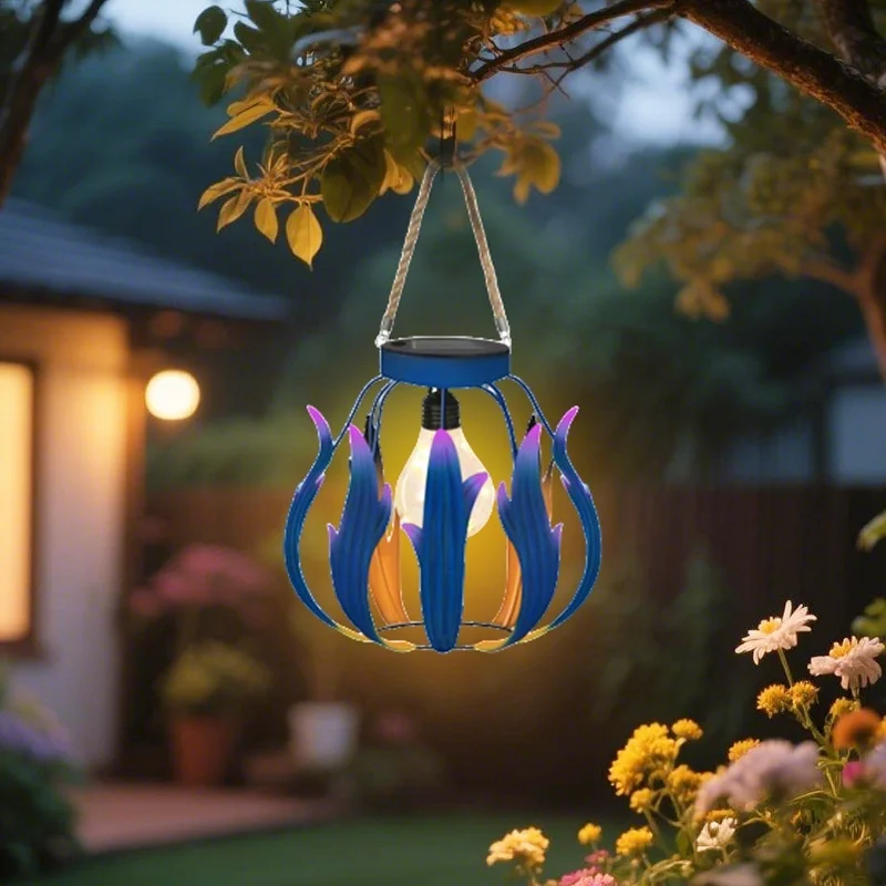SM25348 PP Plastic Solar Hanging Decorative Lantern_13