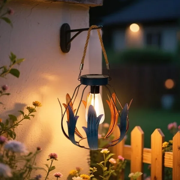 SM25348 PP Plastic Solar Hanging Decorative Lantern_2
