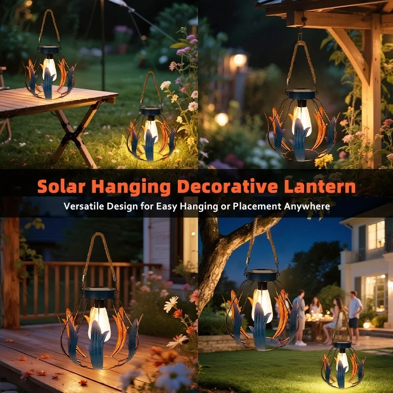 SM25348 PP Plastic Solar Hanging Decorative Lantern_8