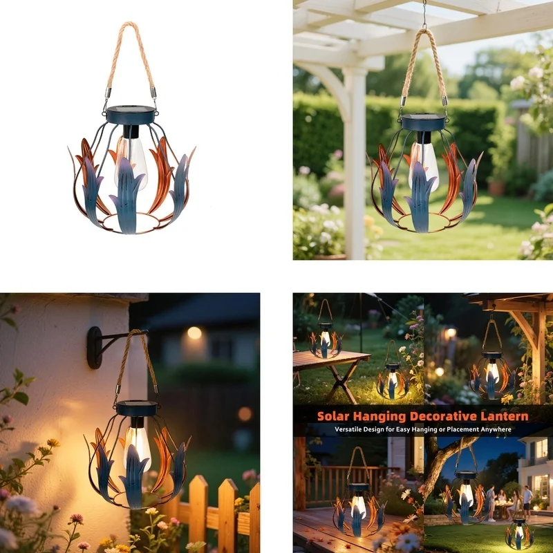SM25348 PP Plastic Solar Hanging Decorative Lantern_9