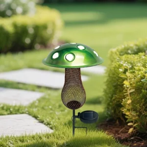 SM25367 Solar Mushroom Stake Light - Plastic PP, Metal Iron_2