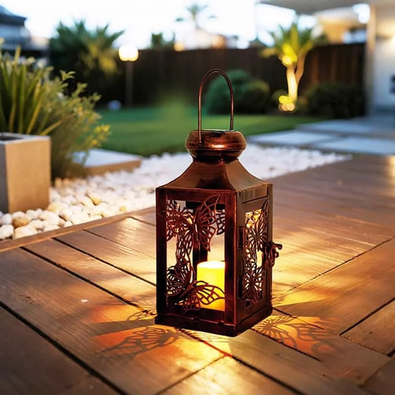 SM25382 PP Plastic Solar Hanging Lantern with Decorative Design_4