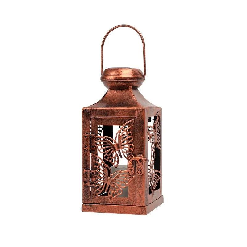 SM25382 PP Plastic Solar Hanging Lantern with Decorative Design_5