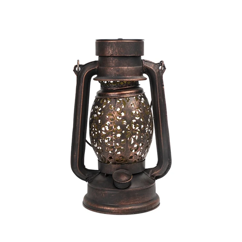 SM25383 - Vintage Solar Hanging Lantern - Plastic, PP, Metal, Iron_2
