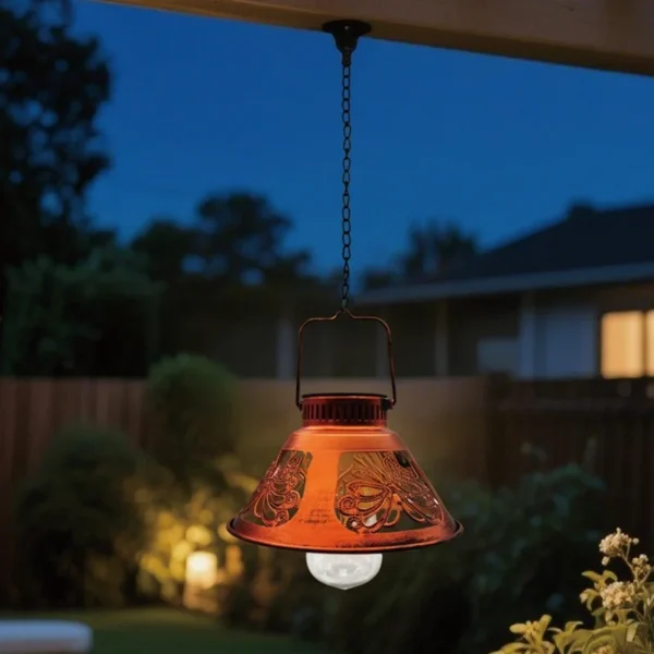 SM25385 PP Plastic Solar Hanging Light with Butterfly Animal Decor_4