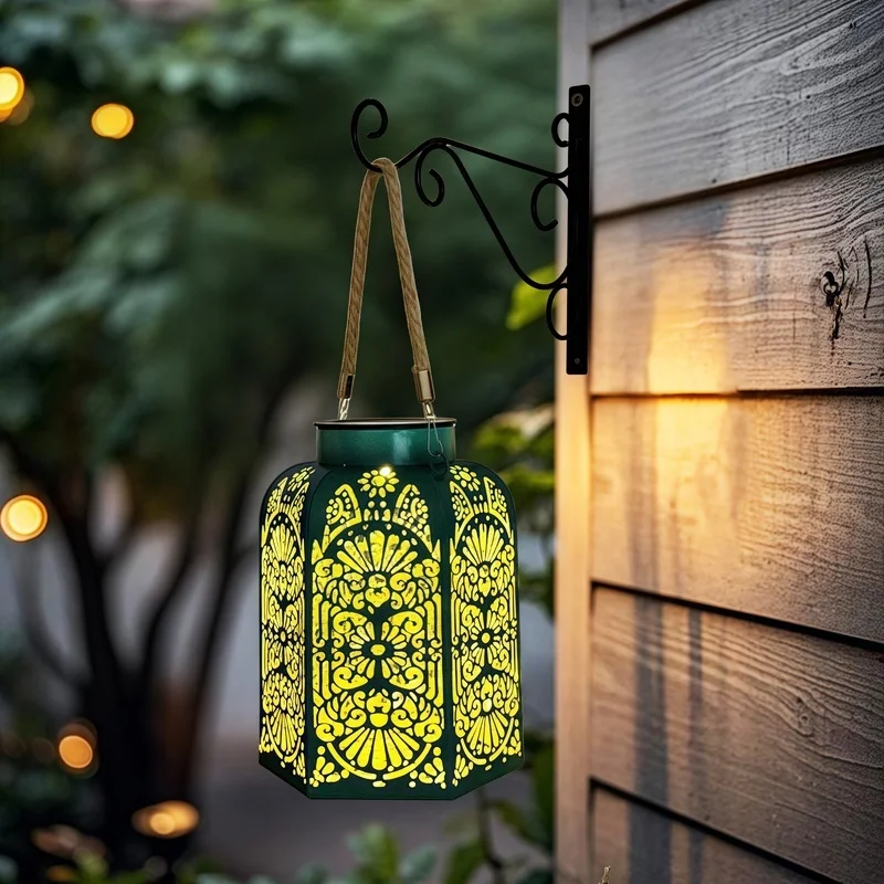 SM25386 Solar Hanging Lantern - Plastic PP & Metal Iron_2