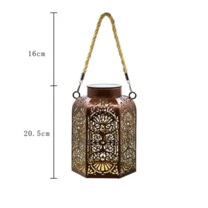 SM25386 Solar Hanging Lantern - Plastic PP & Metal Iron_3