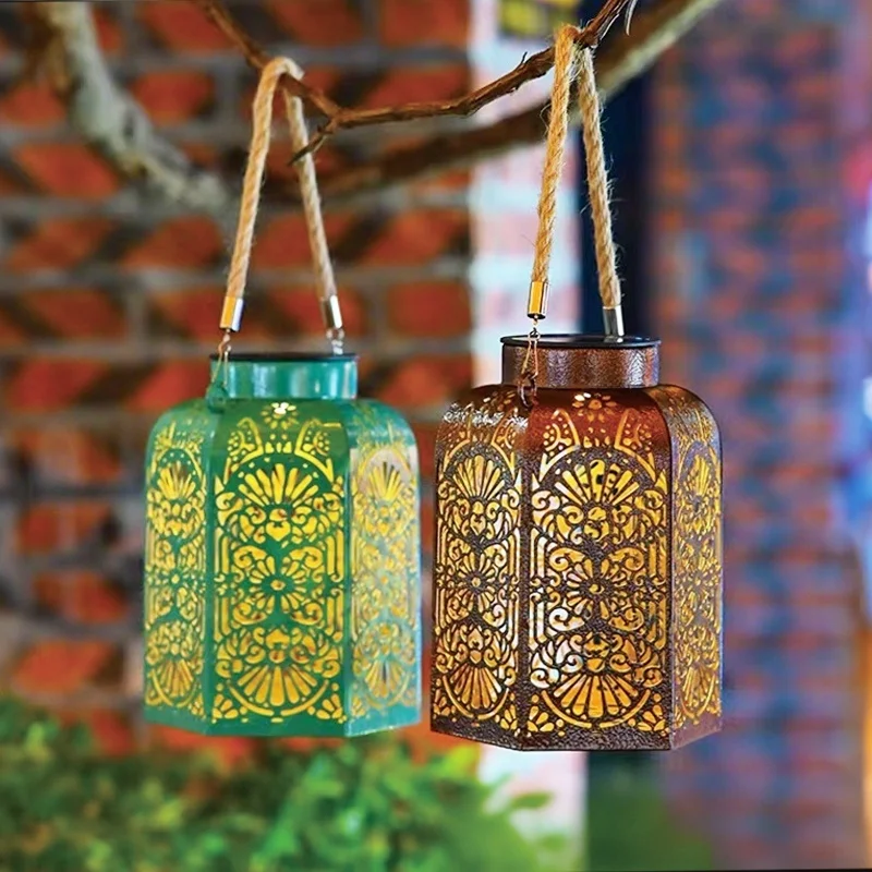 SM25386 Solar Hanging Lantern - Plastic PP & Metal Iron_7