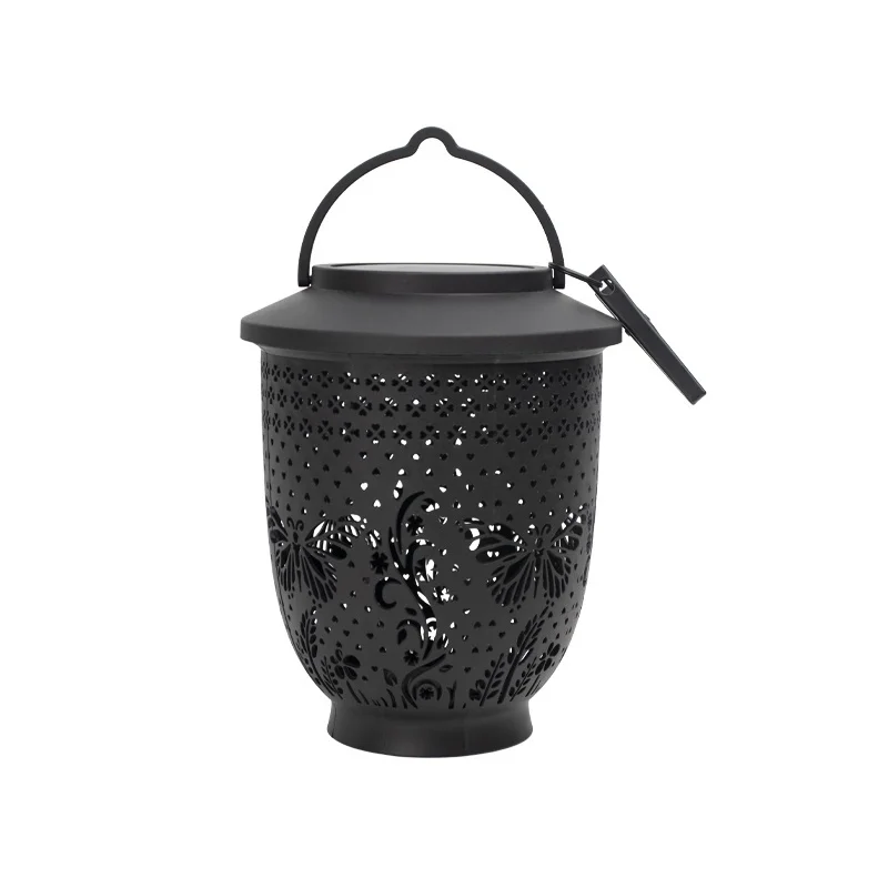 SM25388A PP Plastic Butterfly Animal Shape Hanging Solar Lantern_2