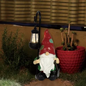 SM25422 Resin Statue - Elf Holding Up the Lamp Tabletop Light