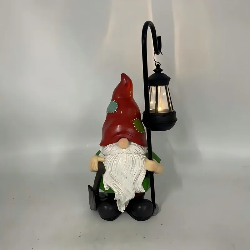 SM25422 Resin Statue - Elf Holding Up the Lamp Tabletop Light_2