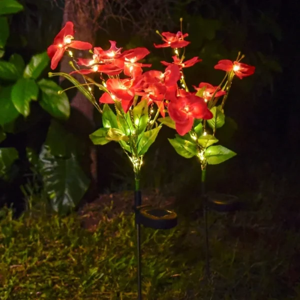 SM25441 ABS Plastic Solar Phalaenopsis Stake Light with 7 Lights_3