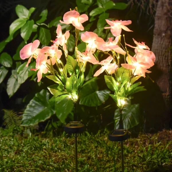 SM25441 ABS Plastic Solar Phalaenopsis Stake Light with 7 Lights_5