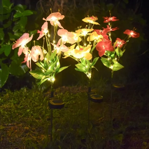 SM25441 ABS Plastic Solar Phalaenopsis Stake Light with 7 Lights_6