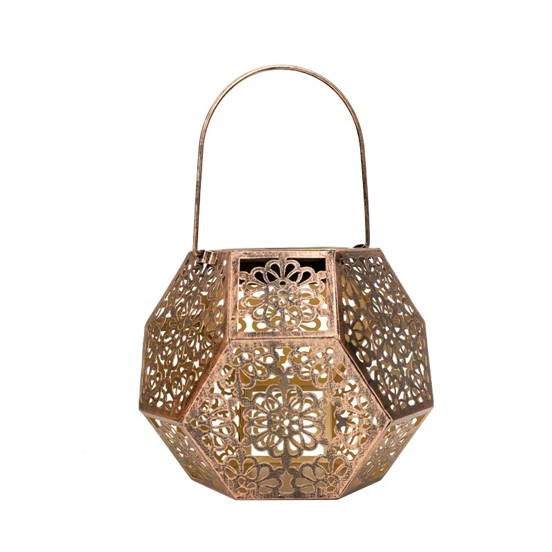 SM25458 PP Plastic Solar Polygonal Hanging Lamp_3