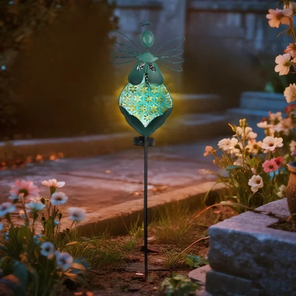 SM25462 PP Plastic Decorative Angel Solar Stake Light