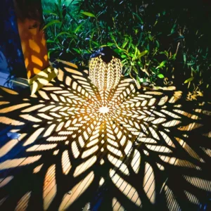 SM25465 Retro Decorative Plastic PP Solar Hanging Lantern