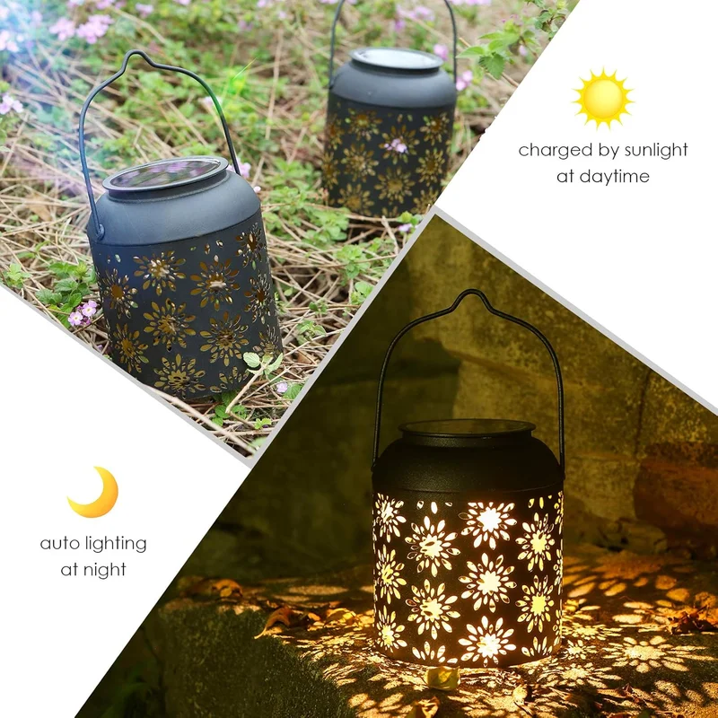 SM25466 PP Plastic Solar Hanging Lantern with Floral Pattern_2