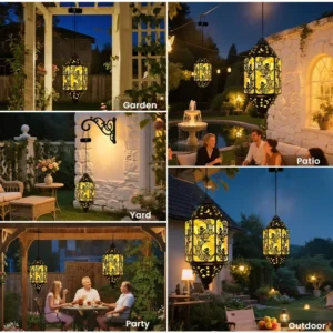 SM25477B Hollow Out Plastic PP Fairy Solar Hanging Lantern_4