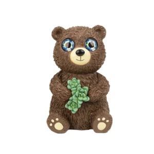 SM25482 Little Bear Solar Resin Statue Freestanding Animal Light