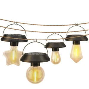 SM25488 ABS Plastic Solar Hanging Decorative Bulb